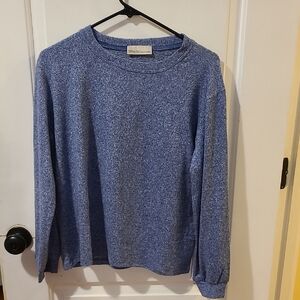 NWOT Zenana Blue Heather Sweater